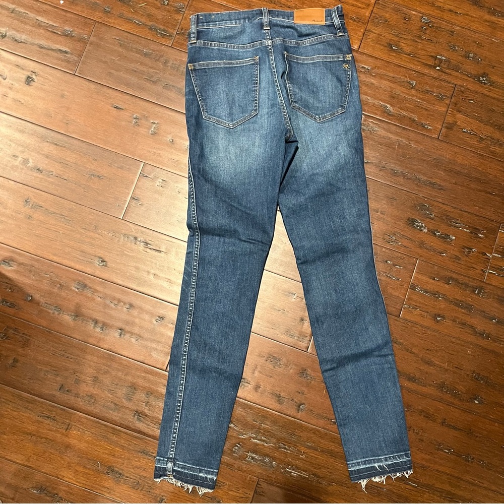 Madewell 10” high rise skinny button fly Jean size 25 - Picture 5 of 6